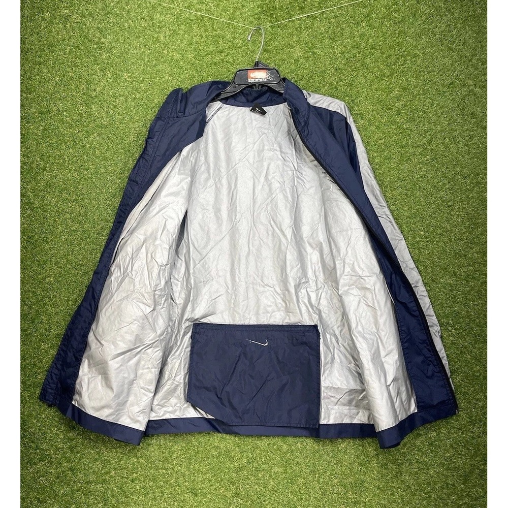 Nike Windbreaker Jacket Mens Large Full Zip Track Jacket Heavyweight Rain - Picture 3 of 14